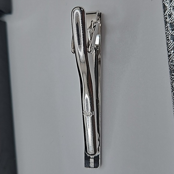 Yves Saint Laurent Gold and Silver Tie Bar and Cuff Link Set - Picture 3 of 5